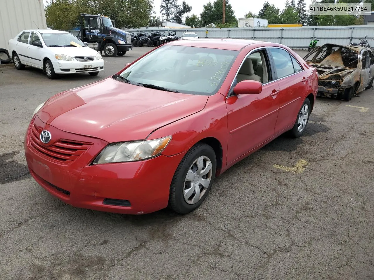 2009 Toyota Camry Base VIN: 4T1BE46K59U317784 Lot: 68760874