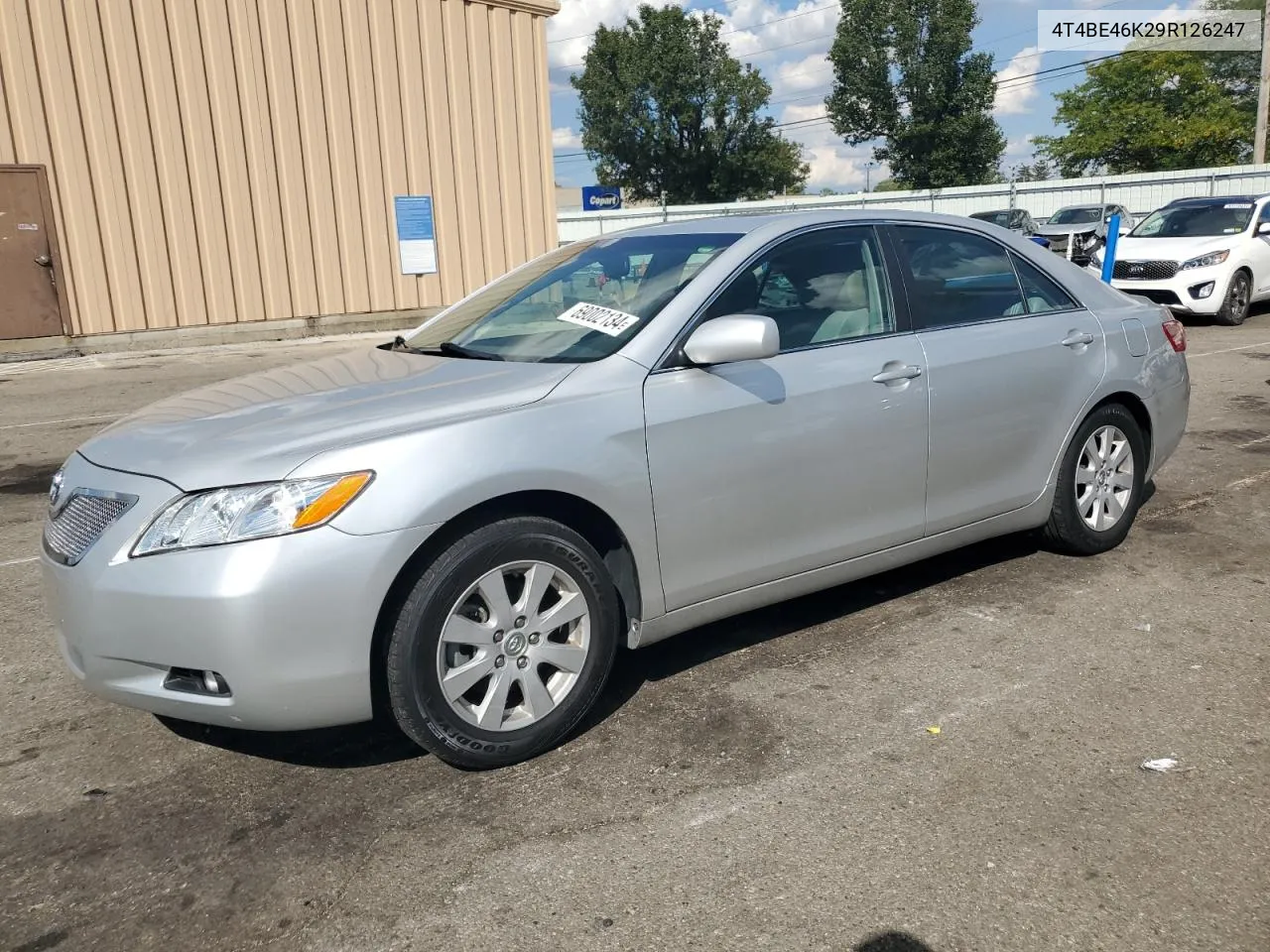 2009 Toyota Camry Base VIN: 4T4BE46K29R126247 Lot: 69002134