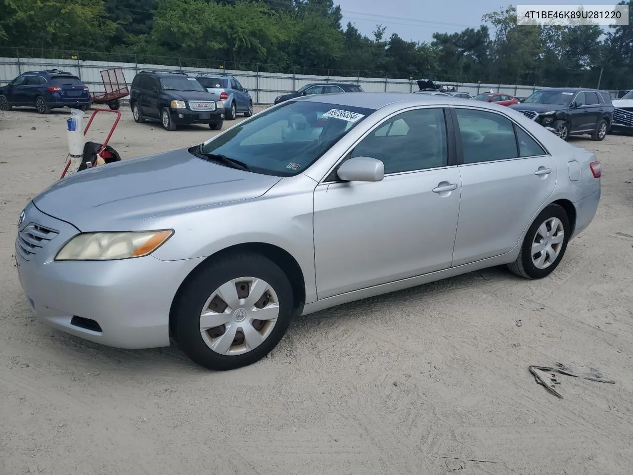 2009 Toyota Camry Base VIN: 4T1BE46K89U281220 Lot: 69286354