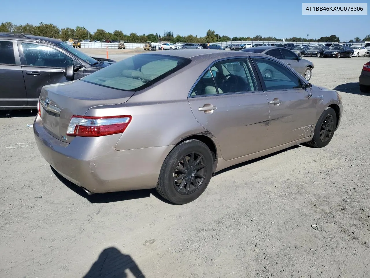 2009 Toyota Camry Hybrid VIN: 4T1BB46KX9U078306 Lot: 70006584