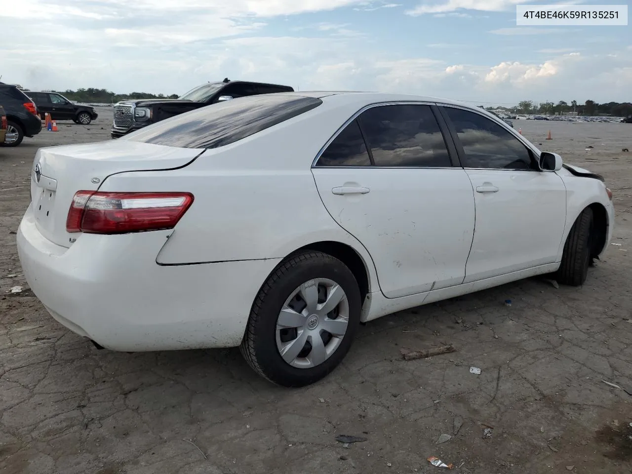 2009 Toyota Camry Base VIN: 4T4BE46K59R135251 Lot: 70279444