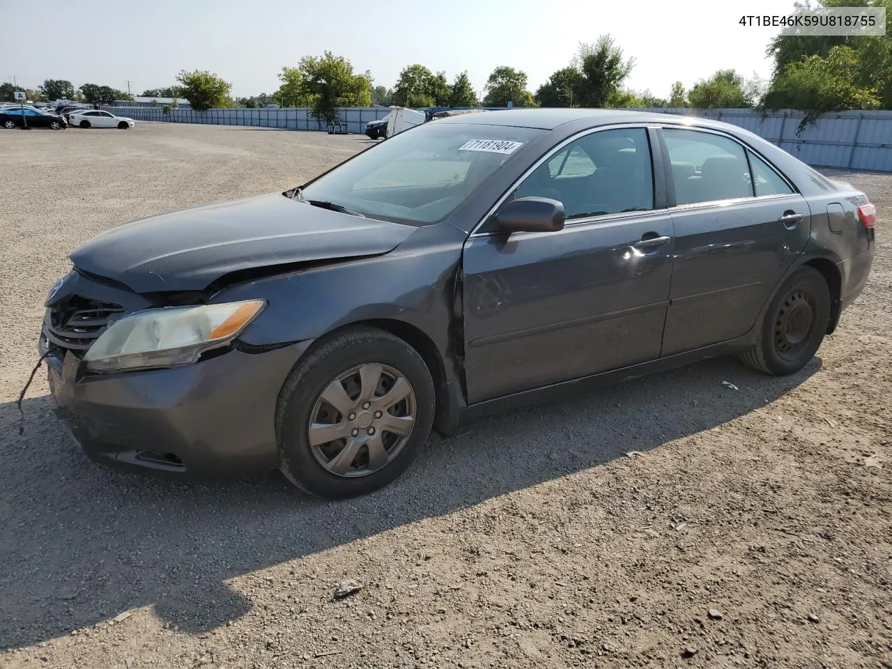 4T1BE46K59U818755 2009 Toyota Camry Base