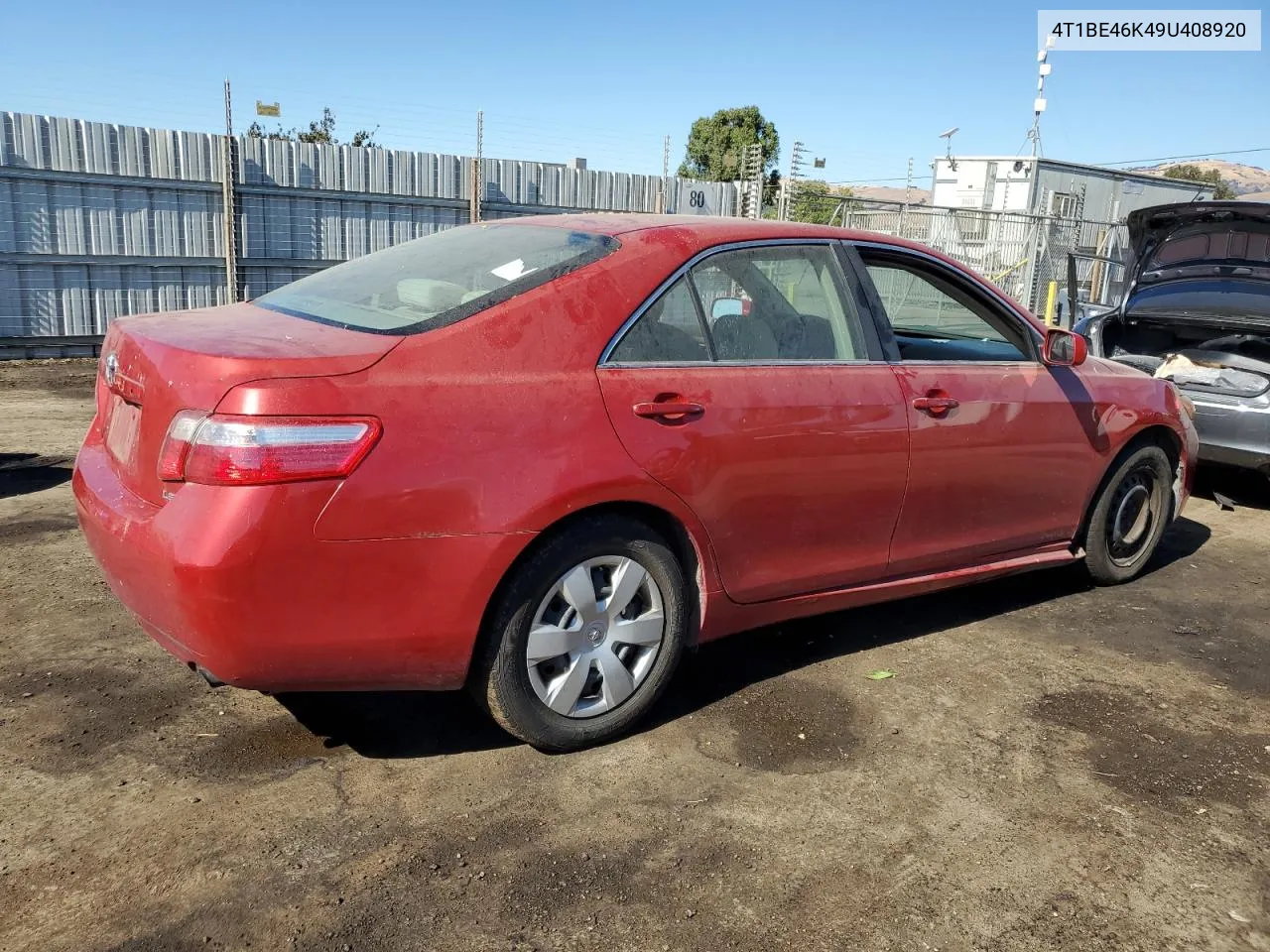 2009 Toyota Camry Base VIN: 4T1BE46K49U408920 Lot: 71317314