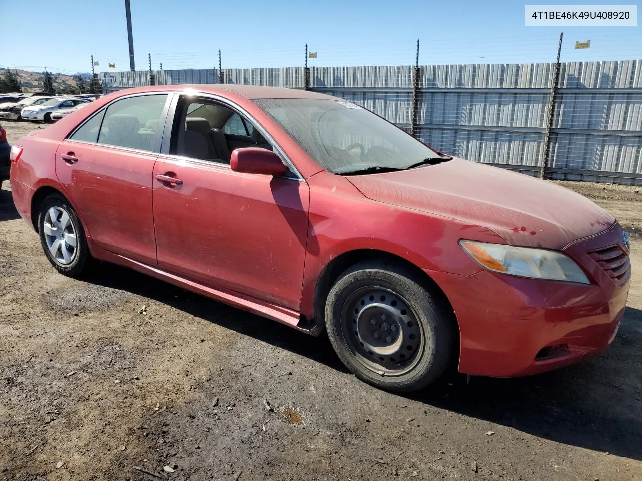 2009 Toyota Camry Base VIN: 4T1BE46K49U408920 Lot: 71317314