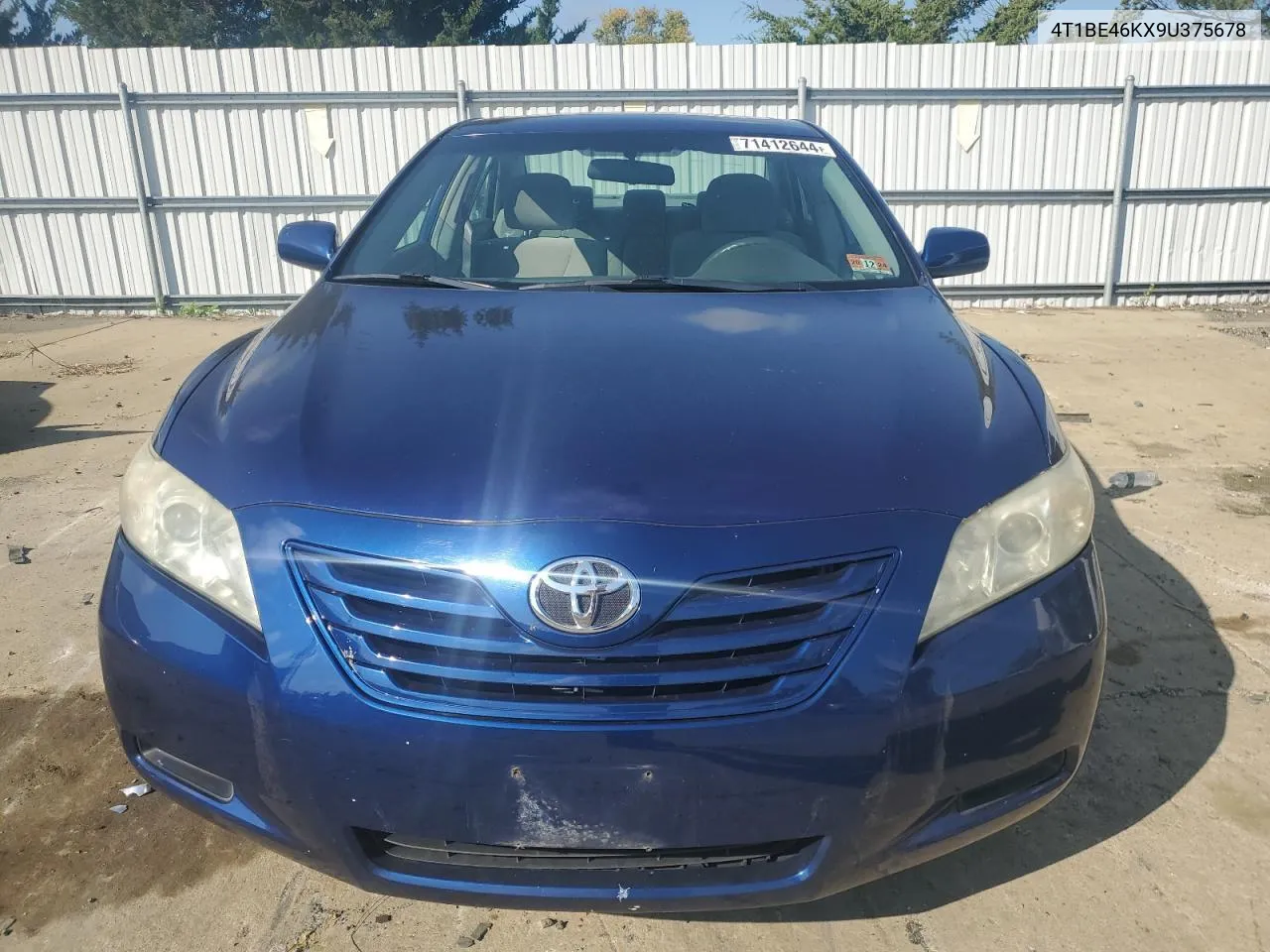 2009 Toyota Camry Base VIN: 4T1BE46KX9U375678 Lot: 71412644