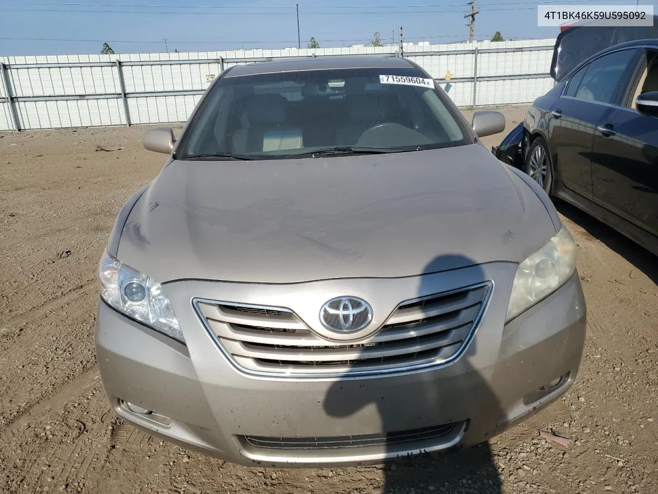 2009 Toyota Camry Se VIN: 4T1BK46K59U595092 Lot: 71559604