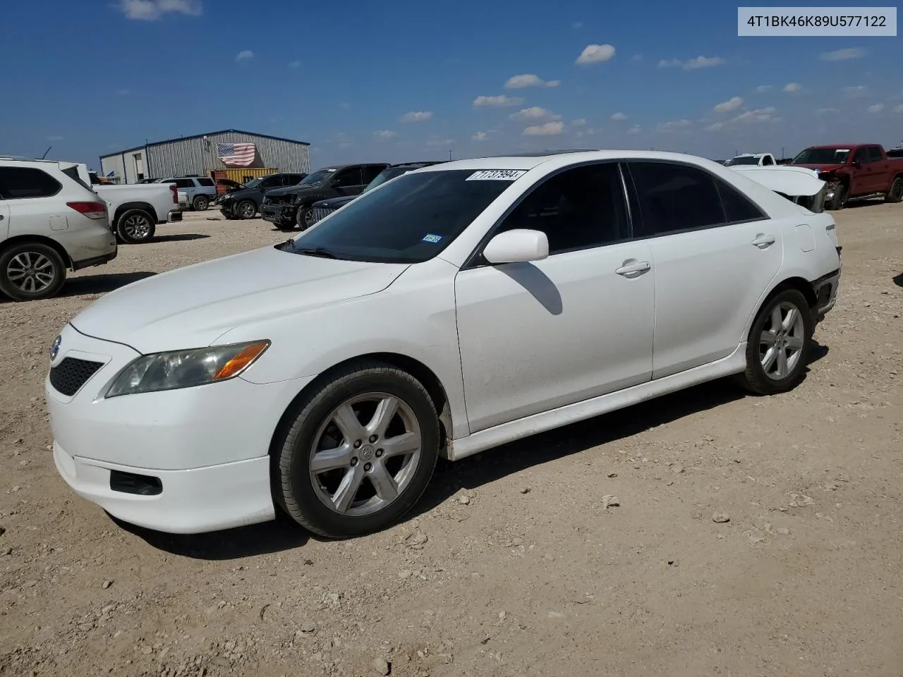 2009 Toyota Camry Se VIN: 4T1BK46K89U577122 Lot: 71737994