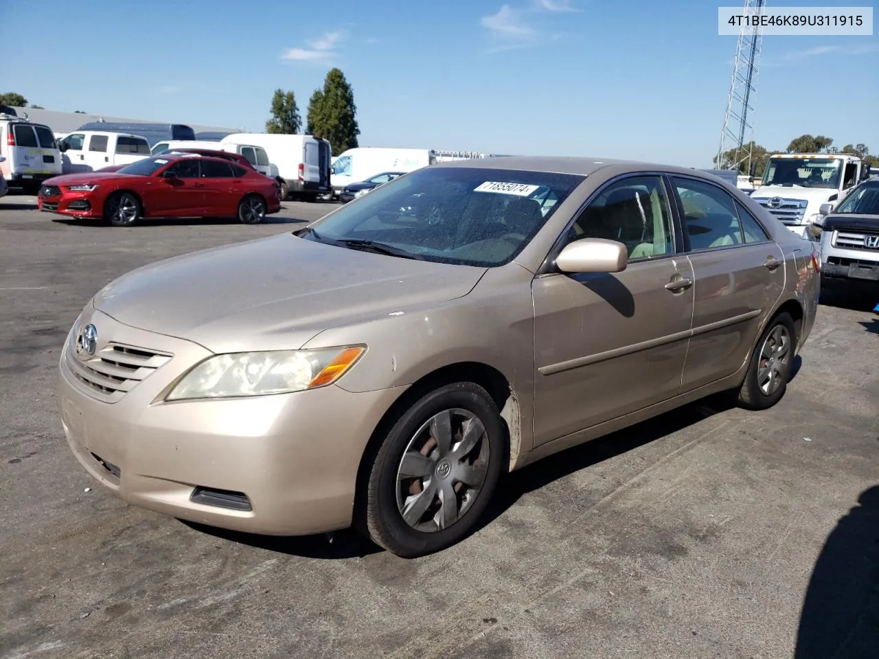 4T1BE46K89U311915 2009 Toyota Camry Base