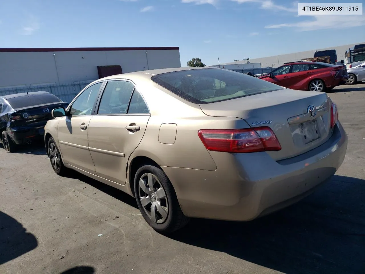 4T1BE46K89U311915 2009 Toyota Camry Base