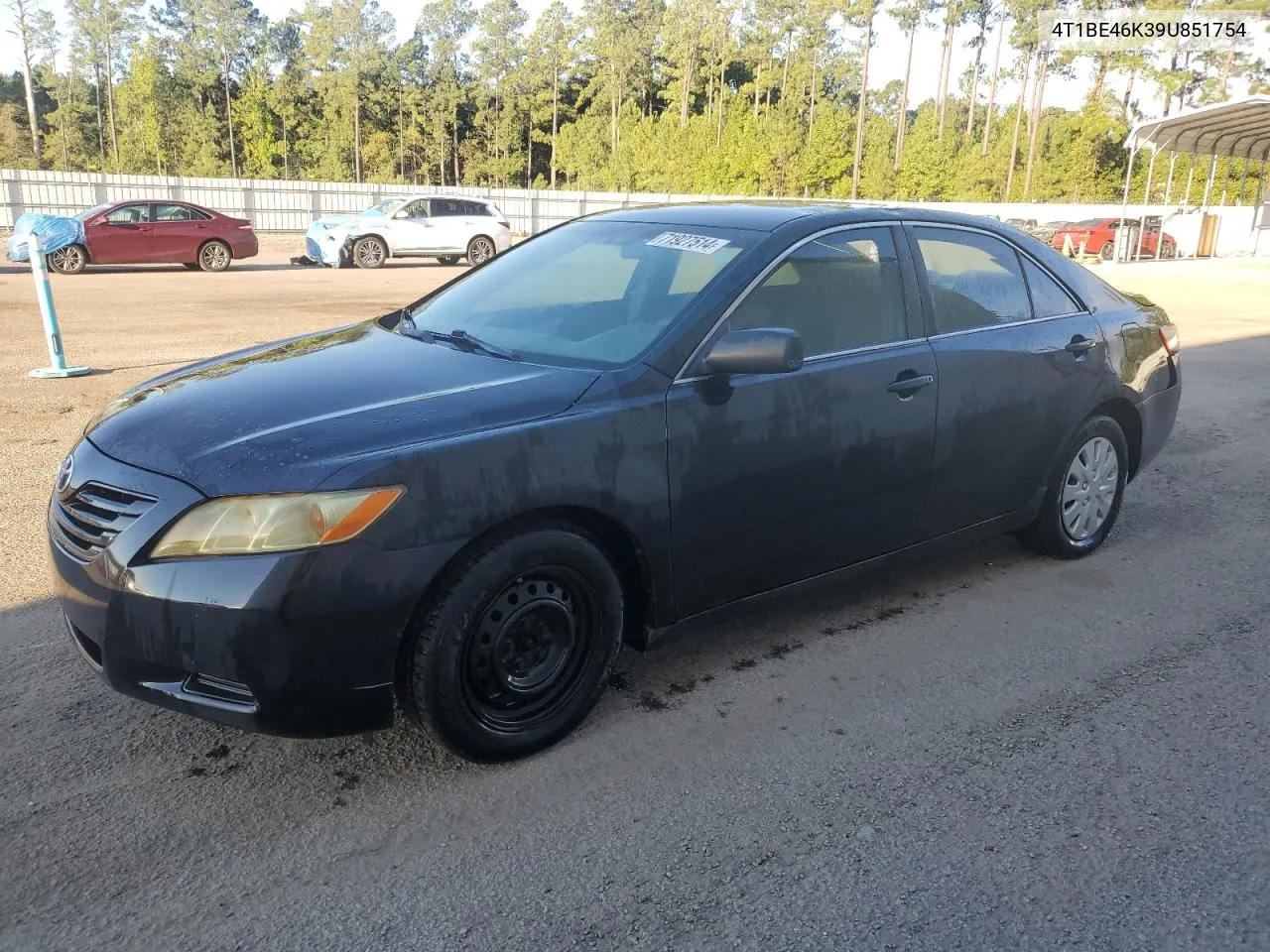 2009 Toyota Camry Base VIN: 4T1BE46K39U851754 Lot: 71927514