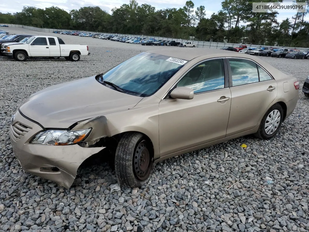 2009 Toyota Camry Base VIN: 4T1BE46K39U890795 Lot: 72003234