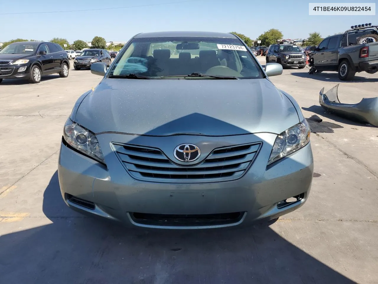 2009 Toyota Camry Base VIN: 4T1BE46K09U822454 Lot: 72123794