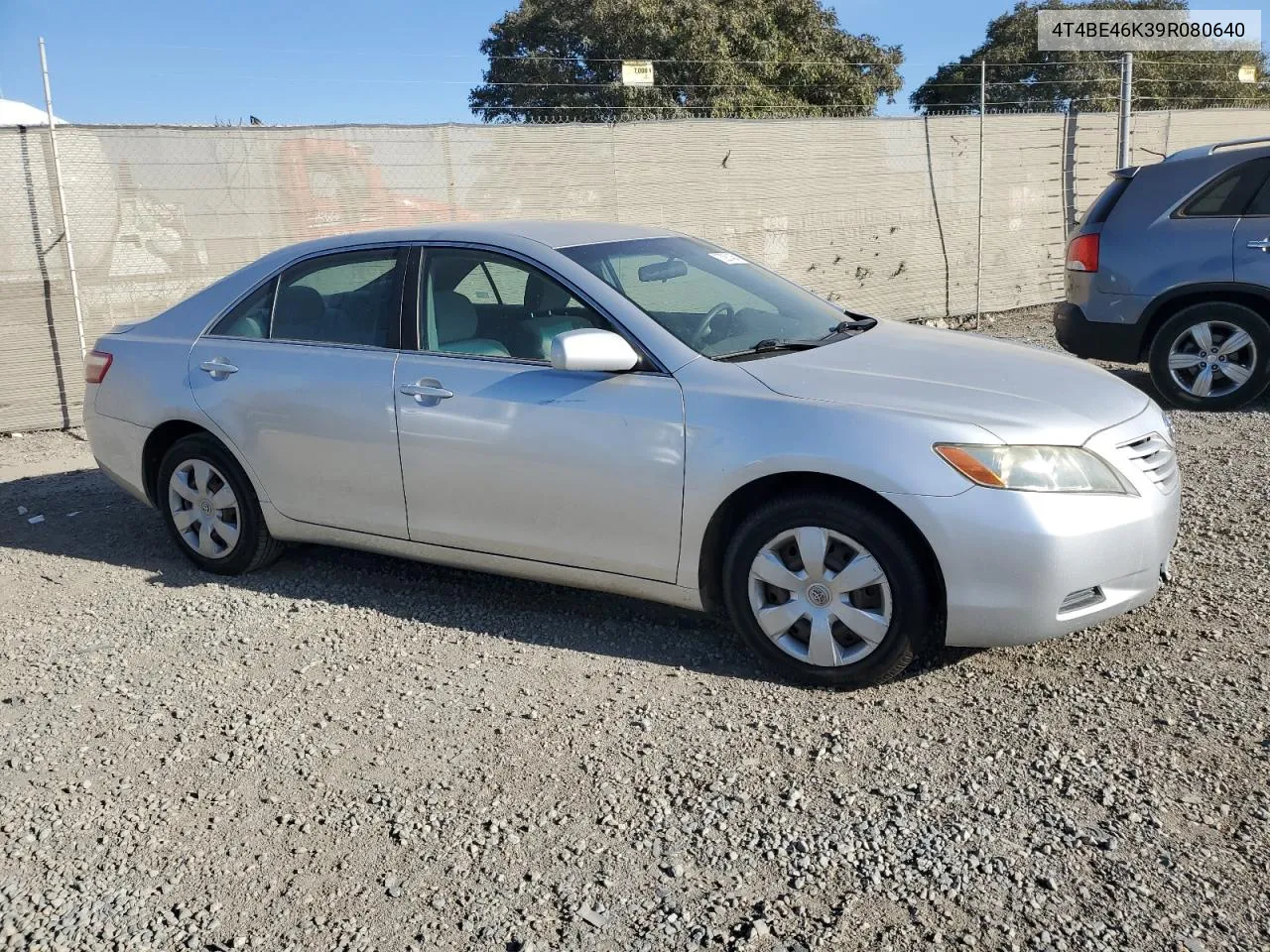 2009 Toyota Camry Base VIN: 4T4BE46K39R080640 Lot: 72281464