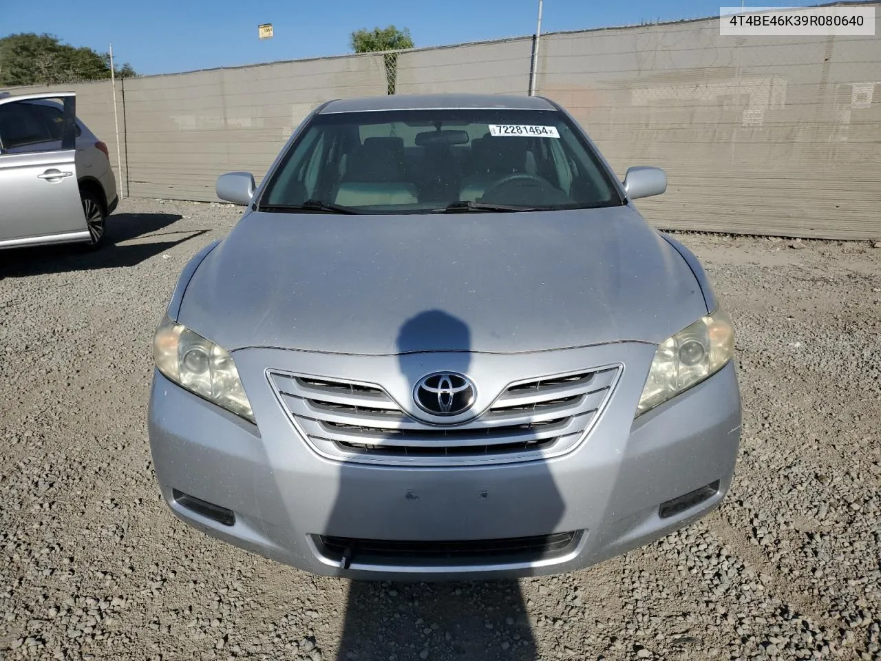 2009 Toyota Camry Base VIN: 4T4BE46K39R080640 Lot: 72281464