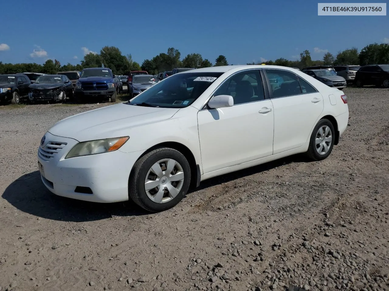 2009 Toyota Camry Base VIN: 4T1BE46K39U917560 Lot: 72471424