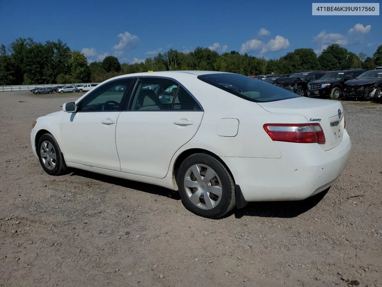 2009 Toyota Camry Base VIN: 4T1BE46K39U917560 Lot: 72471424