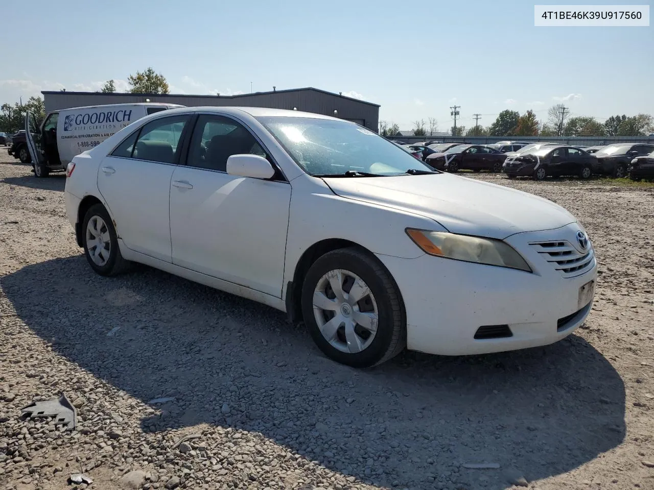 2009 Toyota Camry Base VIN: 4T1BE46K39U917560 Lot: 72471424