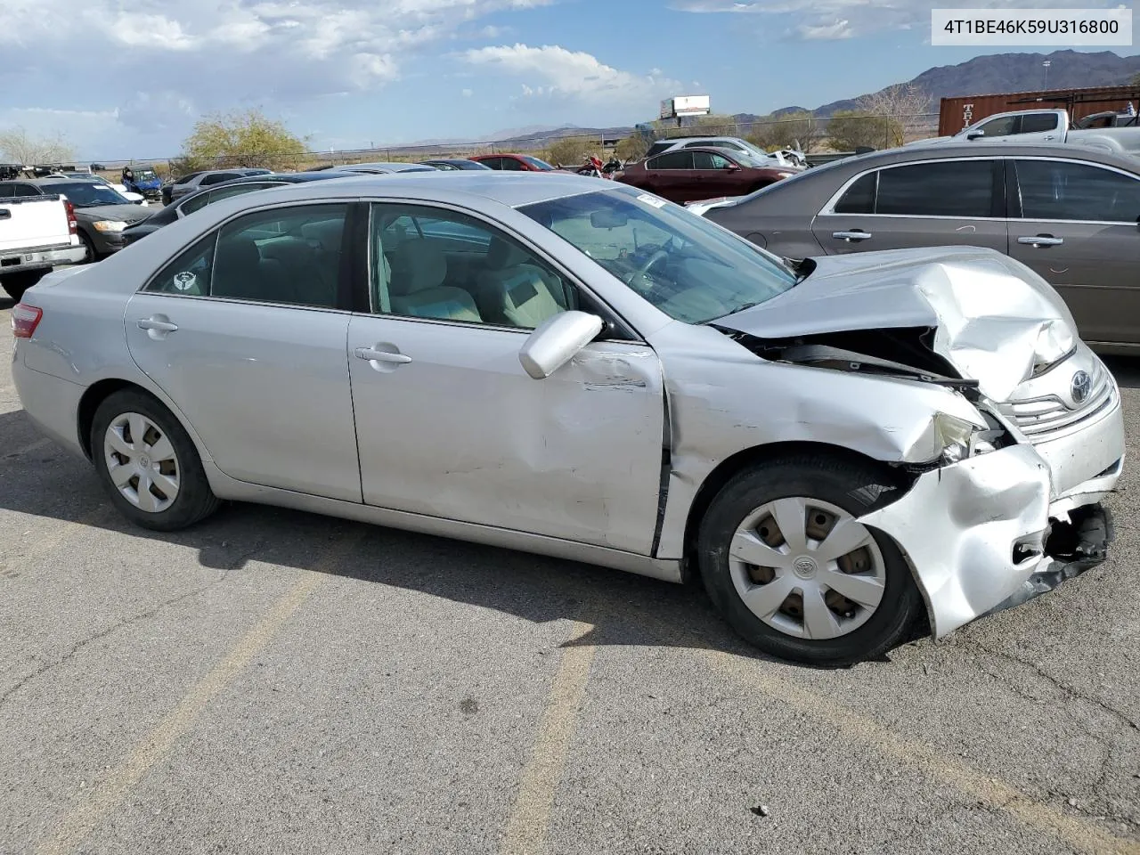 2009 Toyota Camry Base VIN: 4T1BE46K59U316800 Lot: 72569884