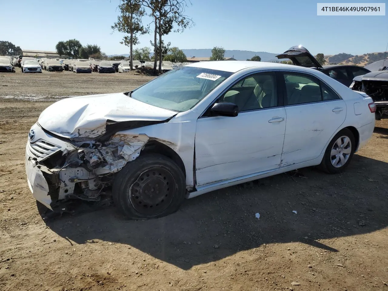 2009 Toyota Camry Base VIN: 4T1BE46K49U907961 Lot: 72586004