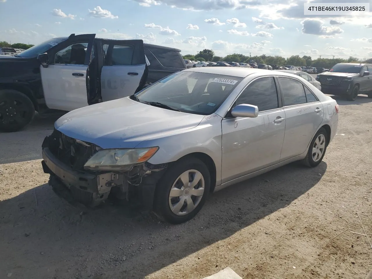 2009 Toyota Camry Base VIN: 4T1BE46K19U345825 Lot: 72633374