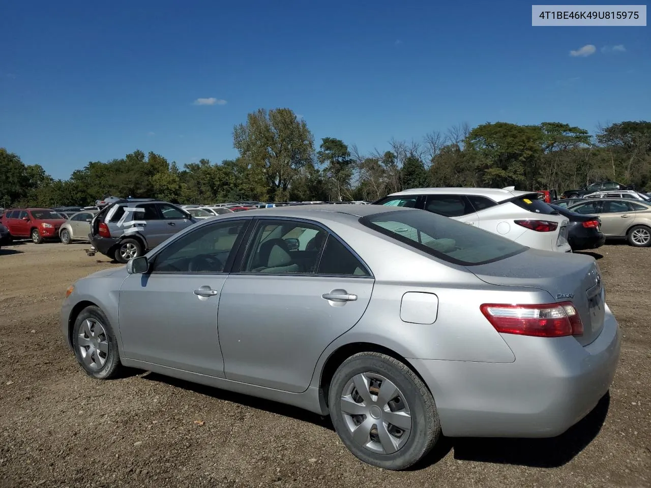 2009 Toyota Camry Base VIN: 4T1BE46K49U815975 Lot: 72851424