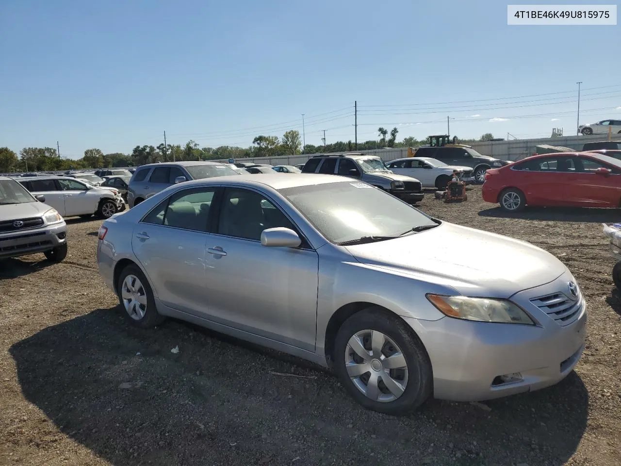 2009 Toyota Camry Base VIN: 4T1BE46K49U815975 Lot: 72851424