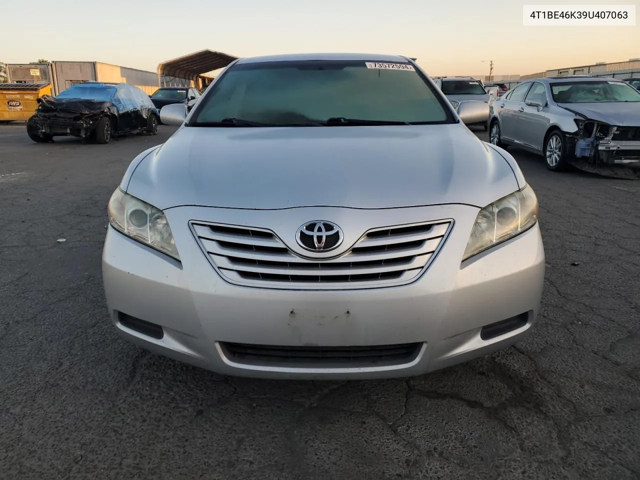 2009 Toyota Camry Base VIN: 4T1BE46K39U407063 Lot: 73572594