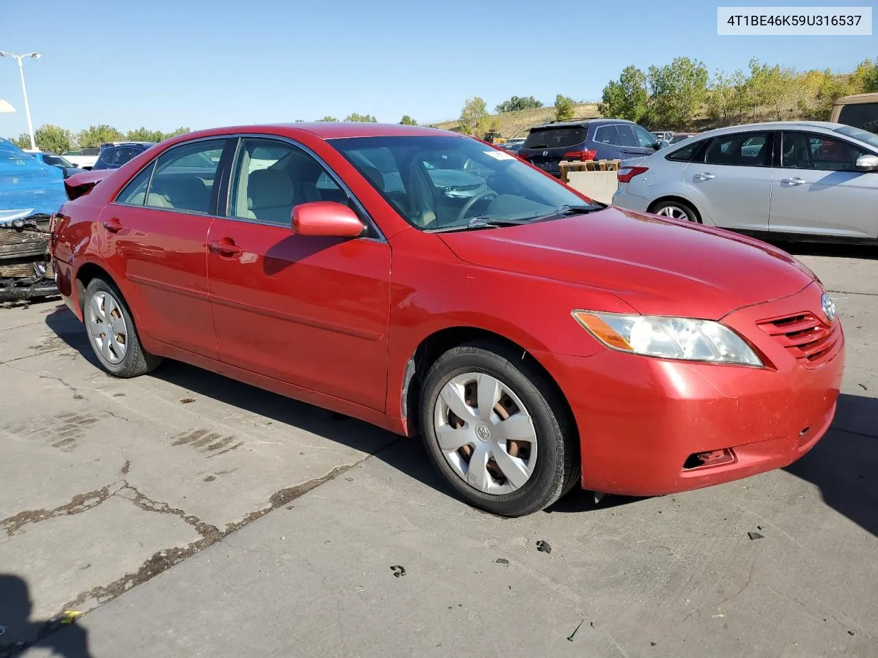 2009 Toyota Camry Base VIN: 4T1BE46K59U316537 Lot: 73799974