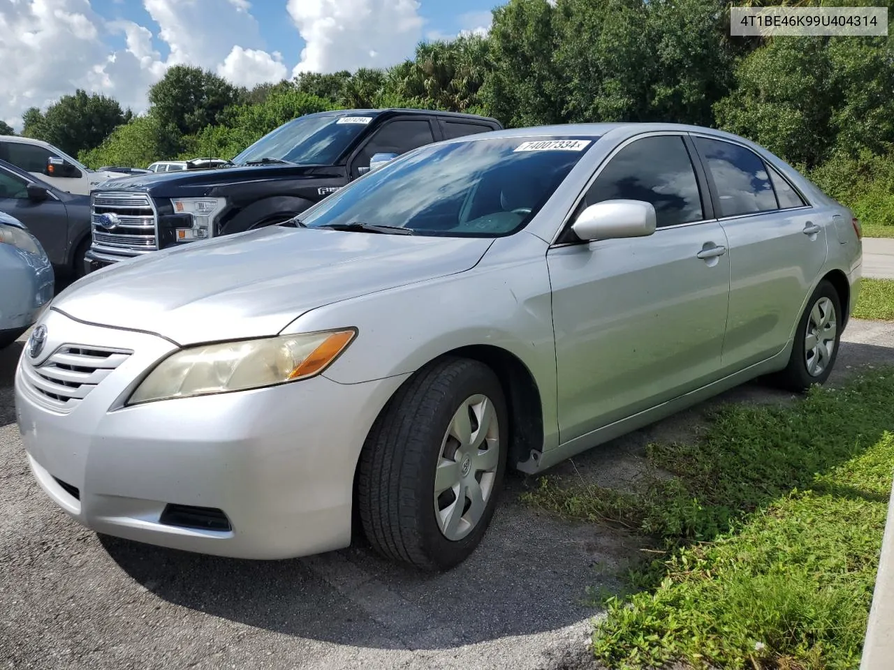 2009 Toyota Camry Base VIN: 4T1BE46K99U404314 Lot: 74007334