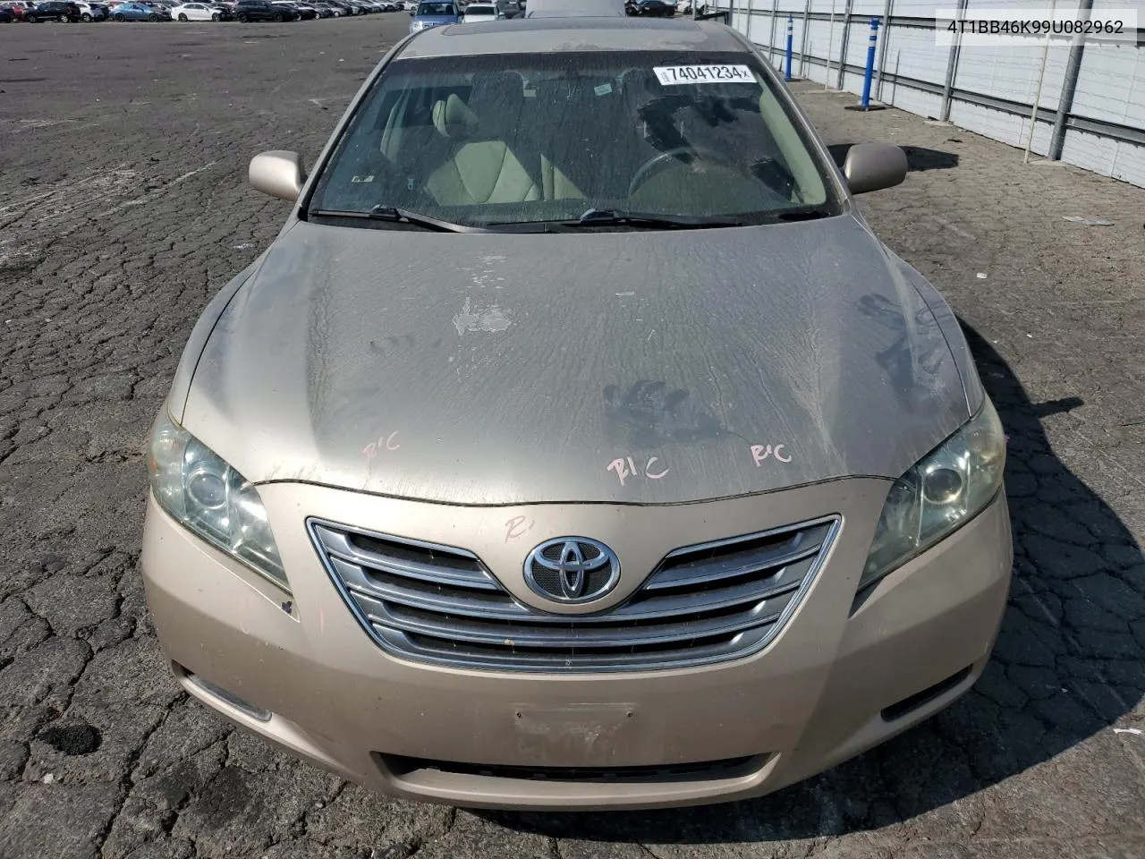 2009 Toyota Camry Hybrid VIN: 4T1BB46K99U082962 Lot: 74041234