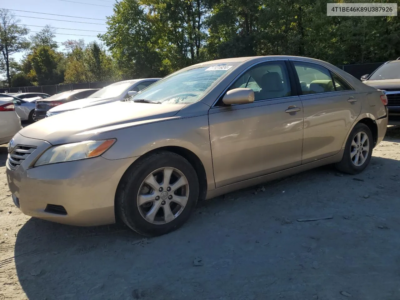 2009 Toyota Camry Base VIN: 4T1BE46K89U387926 Lot: 74521924