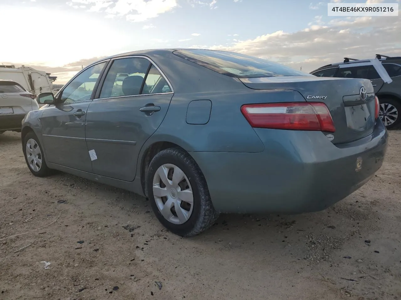 2009 Toyota Camry Base VIN: 4T4BE46KX9R051216 Lot: 74654654