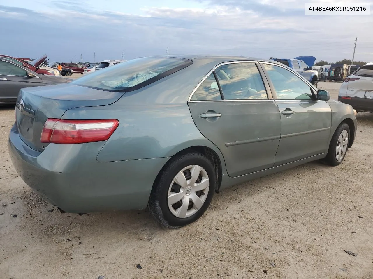 2009 Toyota Camry Base VIN: 4T4BE46KX9R051216 Lot: 74654654