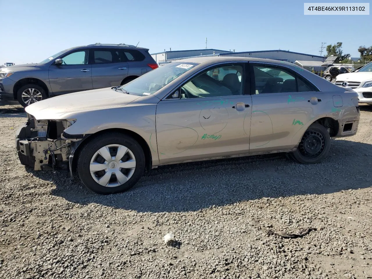 2009 Toyota Camry Base VIN: 4T4BE46KX9R113102 Lot: 75047614