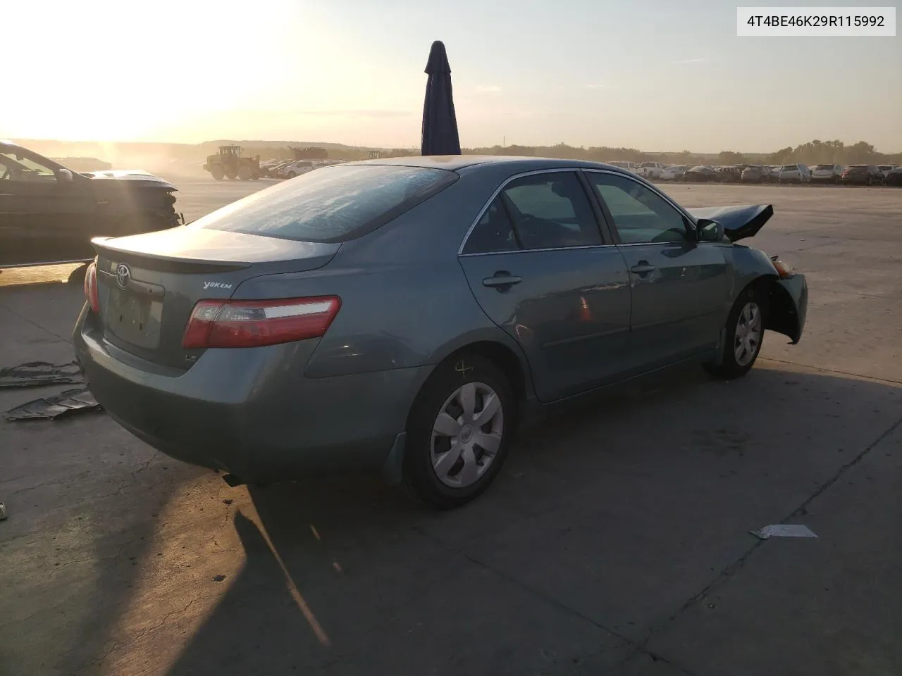 2009 Toyota Camry Base VIN: 4T4BE46K29R115992 Lot: 75105574