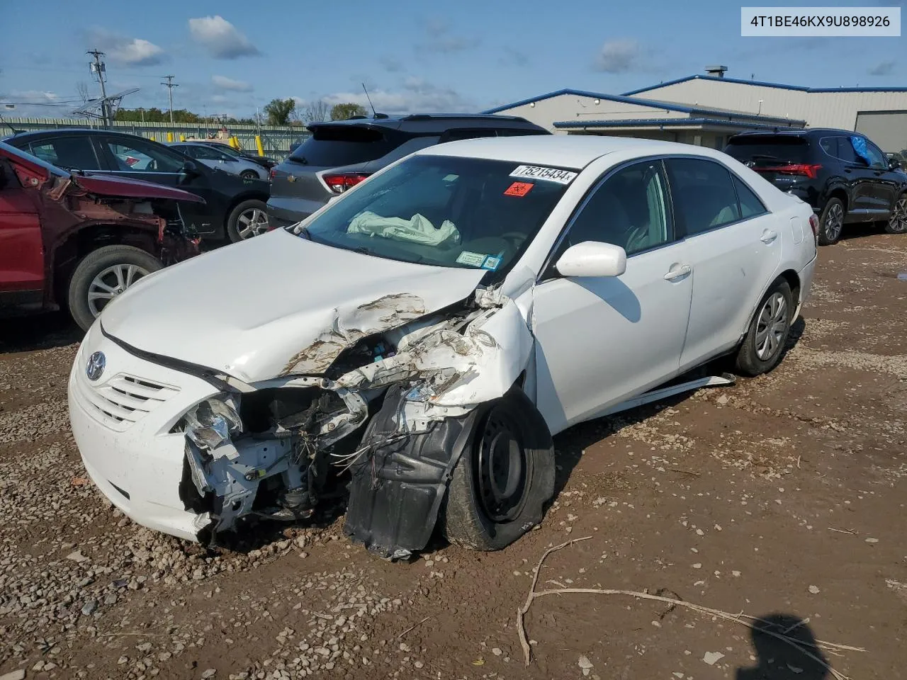 2009 Toyota Camry Base VIN: 4T1BE46KX9U898926 Lot: 75215434