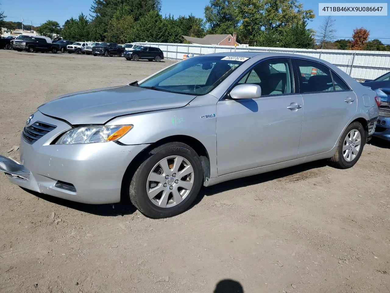 2009 Toyota Camry Hybrid VIN: 4T1BB46KX9U086647 Lot: 75507624