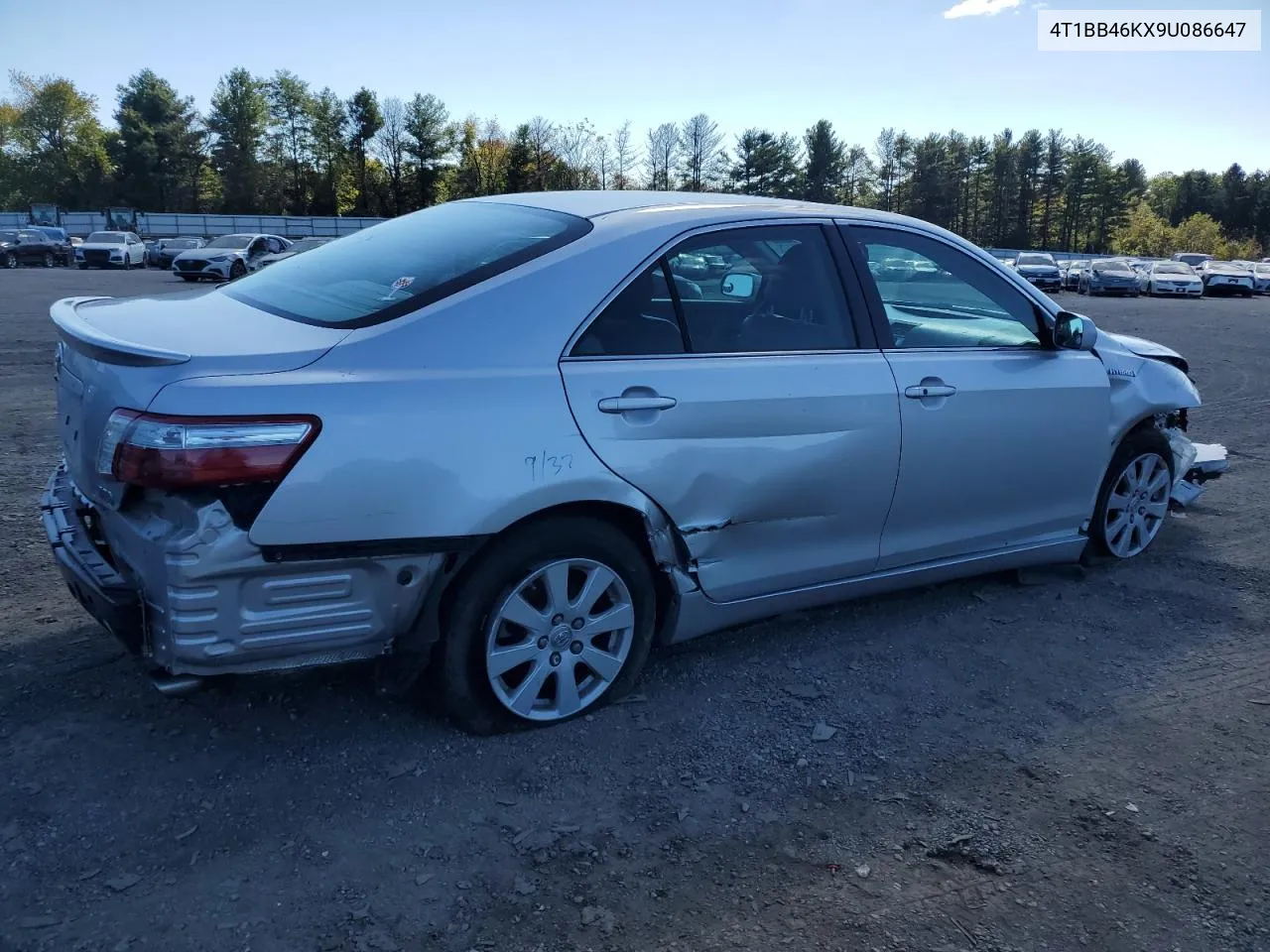 2009 Toyota Camry Hybrid VIN: 4T1BB46KX9U086647 Lot: 75507624