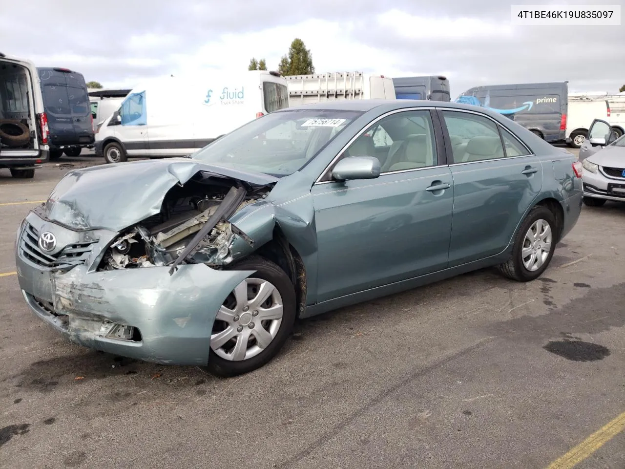 2009 Toyota Camry Base VIN: 4T1BE46K19U835097 Lot: 75756714