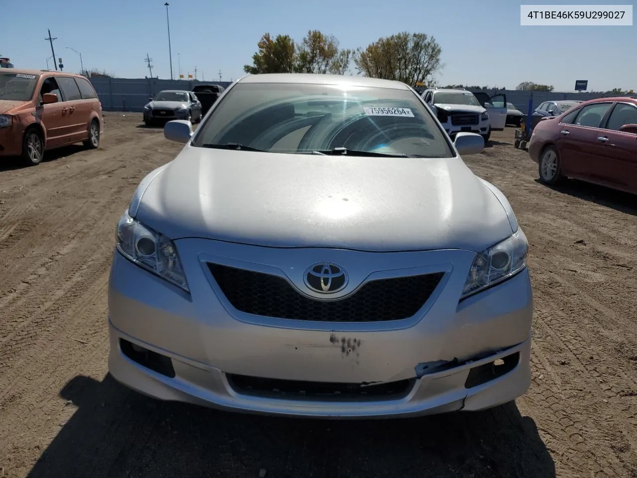 2009 Toyota Camry Base VIN: 4T1BE46K59U299027 Lot: 75956264