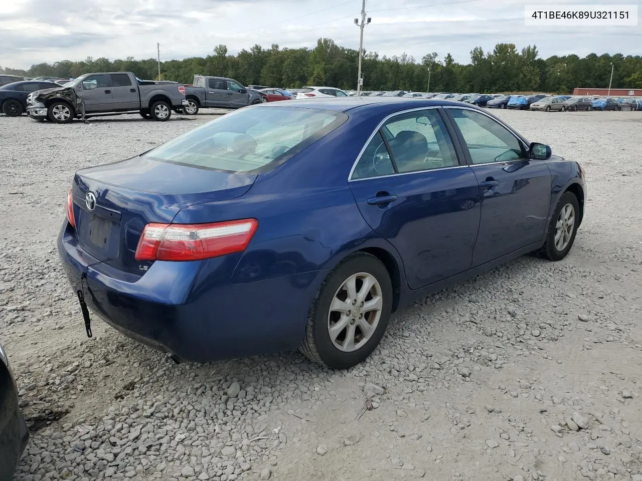 2009 Toyota Camry Base VIN: 4T1BE46K89U321151 Lot: 76258204