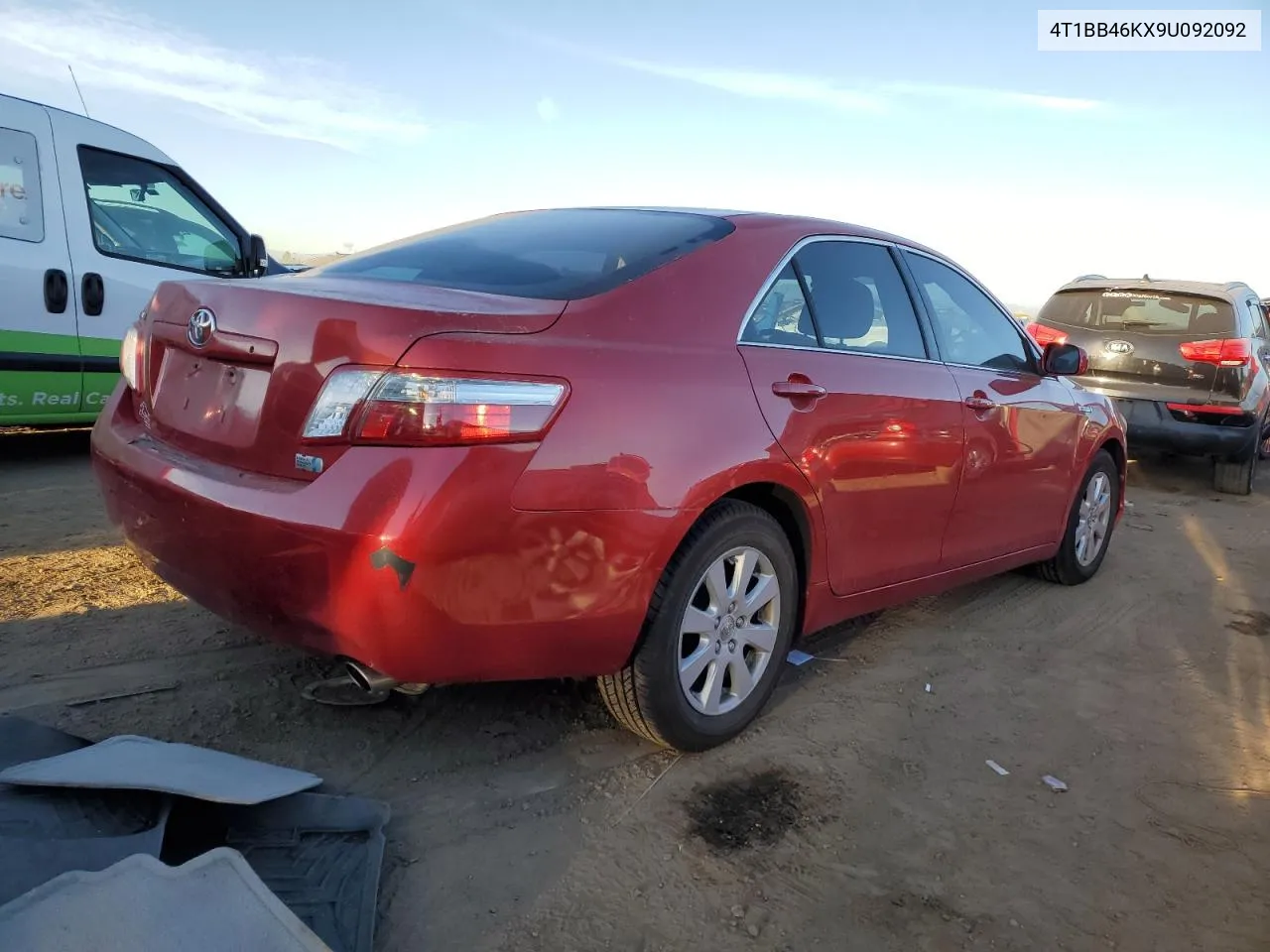 2009 Toyota Camry Hybrid VIN: 4T1BB46KX9U092092 Lot: 76392904