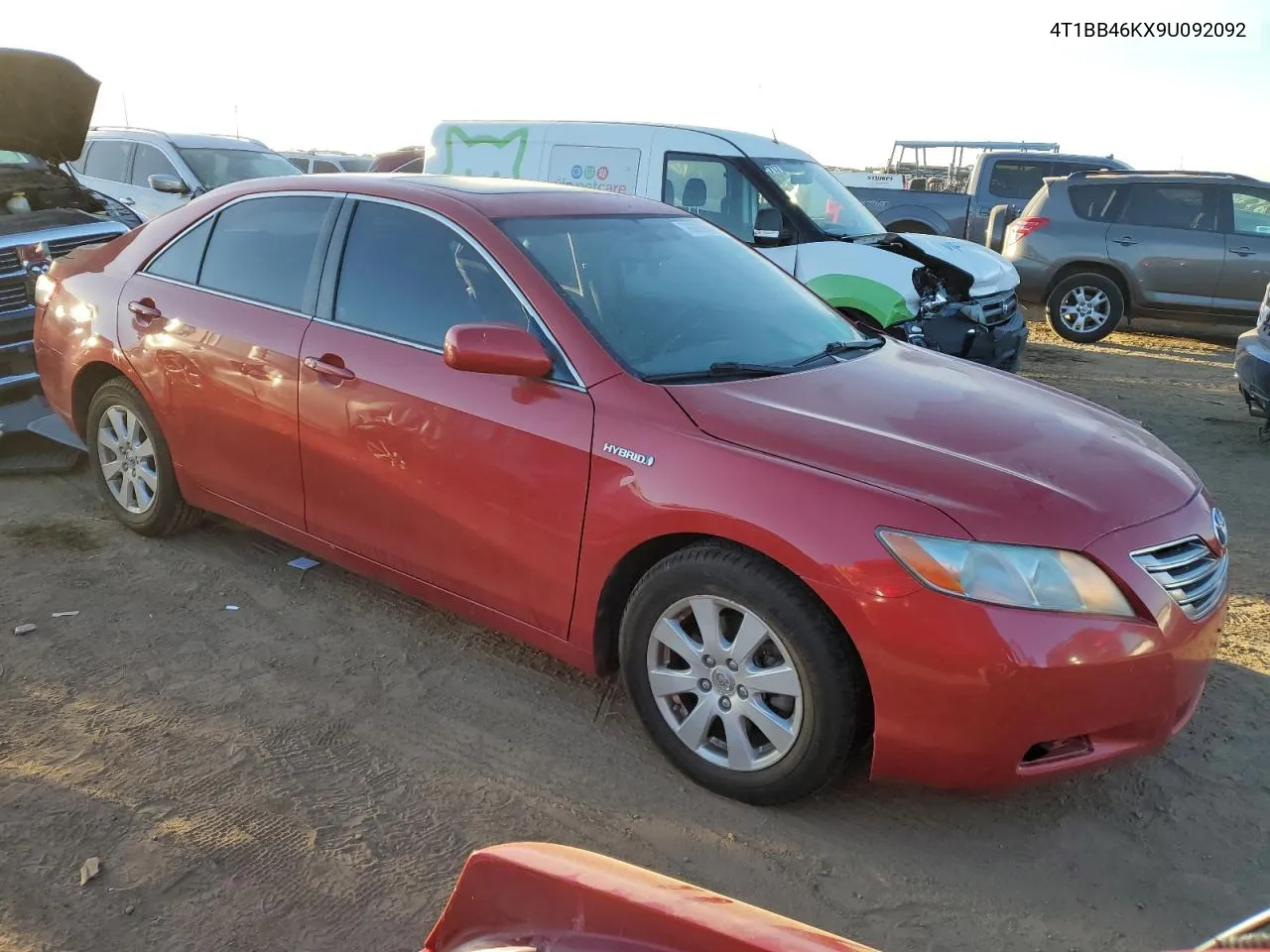 2009 Toyota Camry Hybrid VIN: 4T1BB46KX9U092092 Lot: 76392904