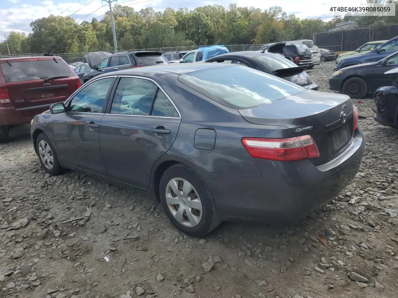 2009 Toyota Camry Base VIN: 4T4BE46K39R085059 Lot: 76393044