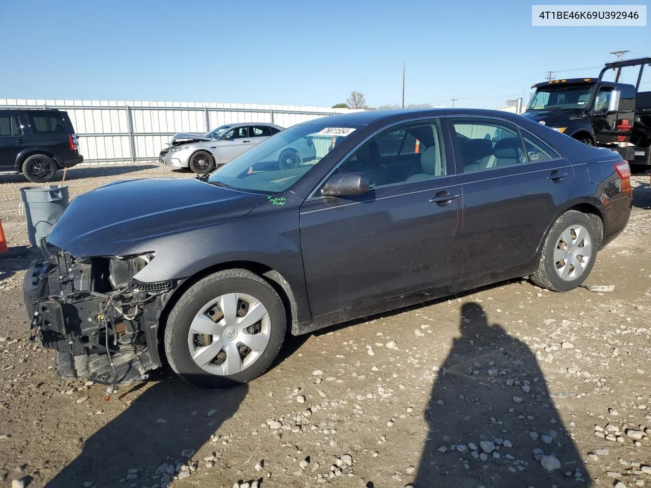 2009 Toyota Camry Base VIN: 4T1BE46K69U392946 Lot: 76611554