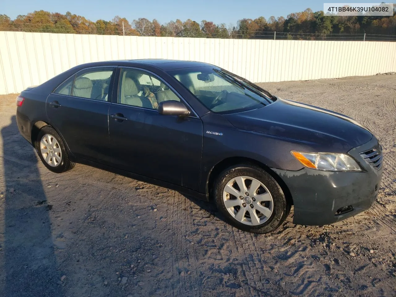 2009 Toyota Camry Hybrid VIN: 4T1BB46K39U104082 Lot: 76695024