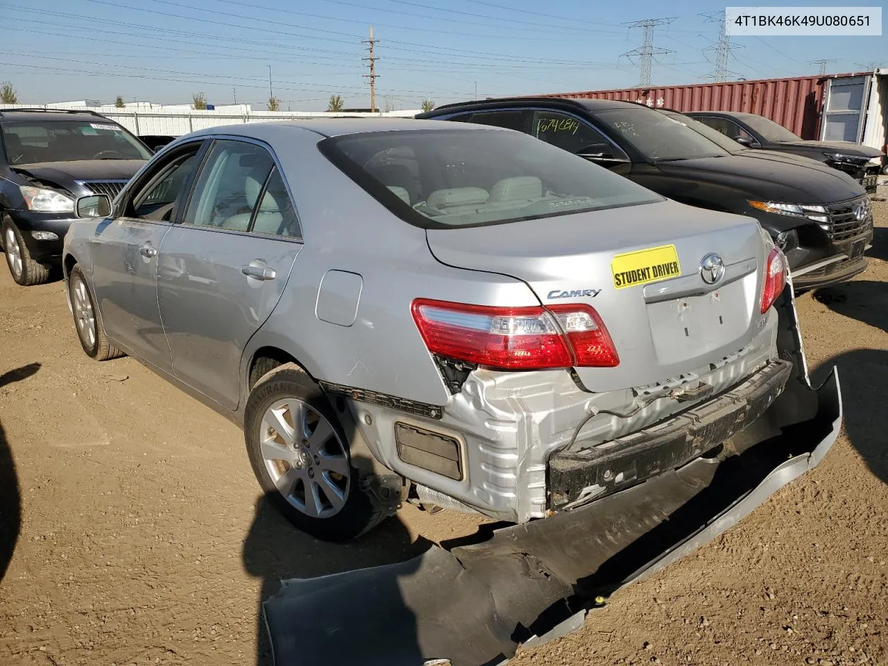 2009 Toyota Camry Se VIN: 4T1BK46K49U080651 Lot: 76737994