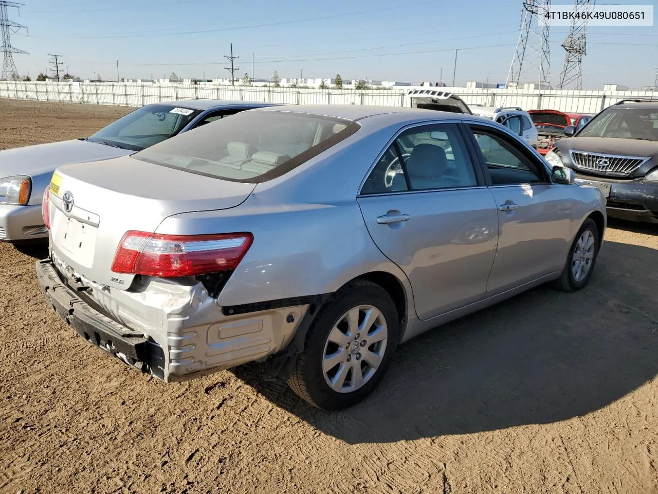 2009 Toyota Camry Se VIN: 4T1BK46K49U080651 Lot: 76737994