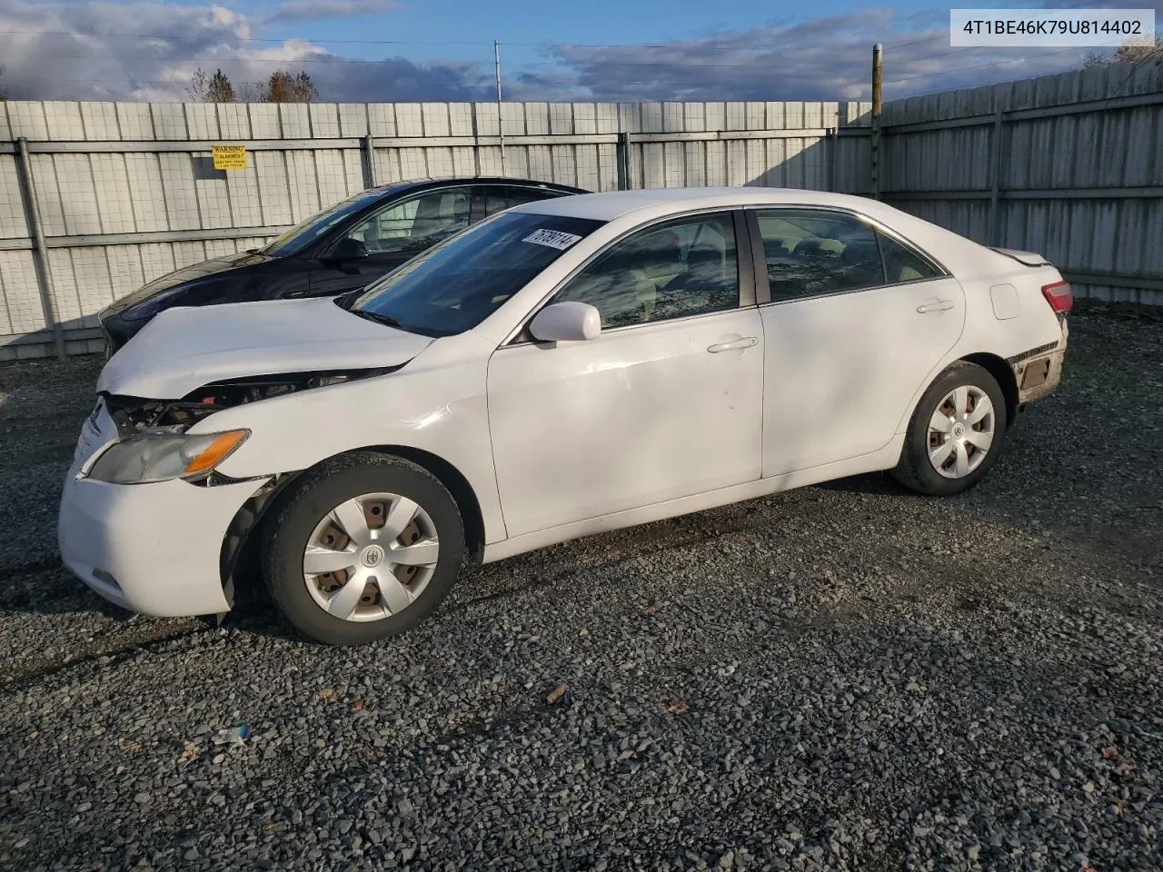 2009 Toyota Camry Base VIN: 4T1BE46K79U814402 Lot: 76789114