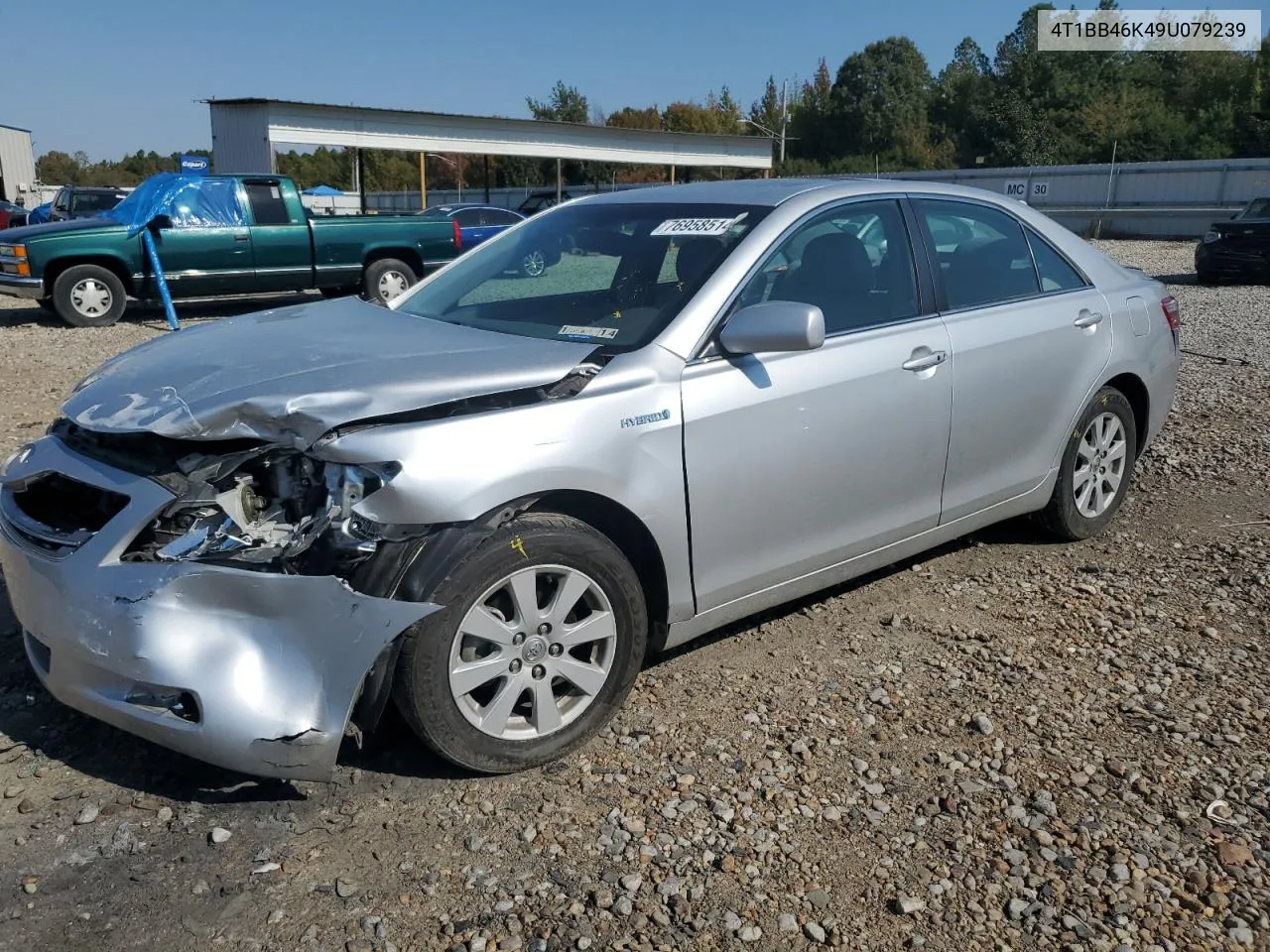 2009 Toyota Camry Hybrid VIN: 4T1BB46K49U079239 Lot: 76958514